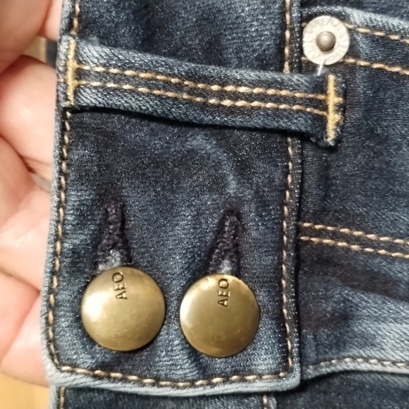 American Eagle Super Stretch Artist Crop Sz 0 - Picture 8 of 14